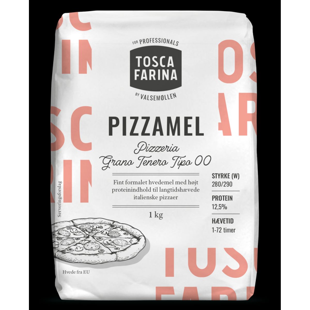 Tosca Farina Pizzamel 1 kg - Valsemøllen