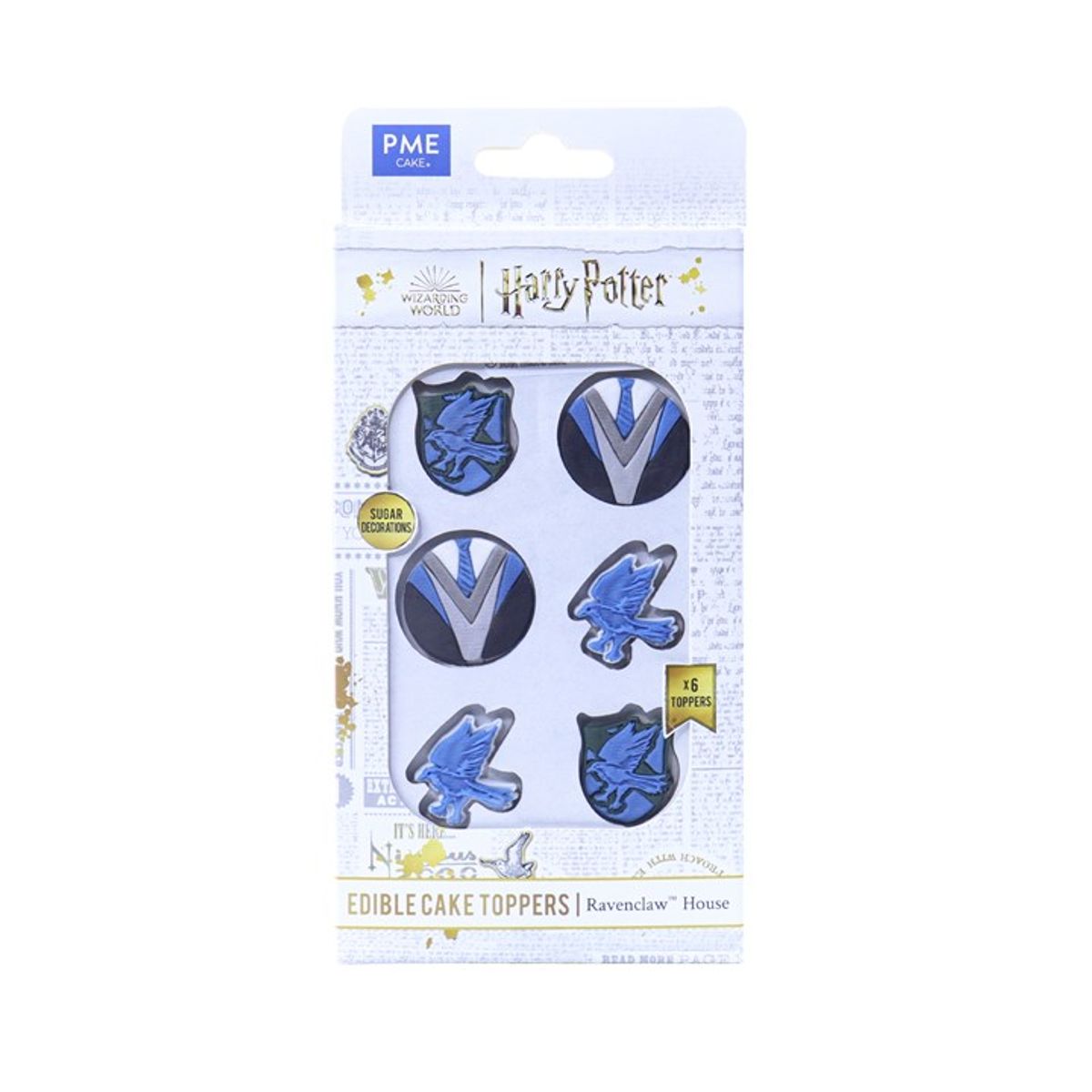 PME - Ravenclaw Spiselige Toppers, 6 stk