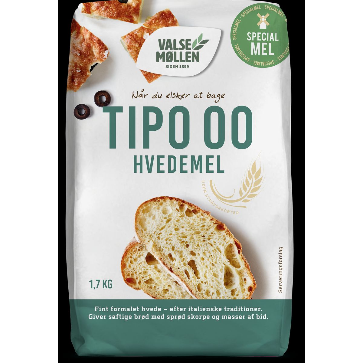 Hvedemel Tipo 00 - 1,7 kg - Valsemøllen