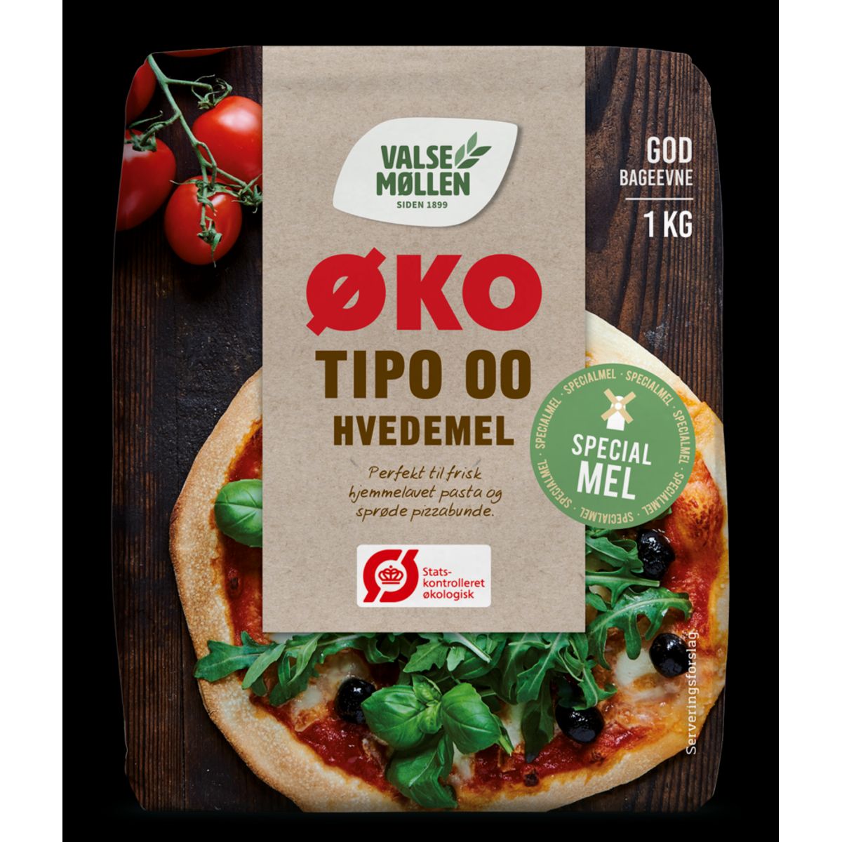 Hvedemel Økologisk Tipo 00 - 1 kg - Valsemøllen