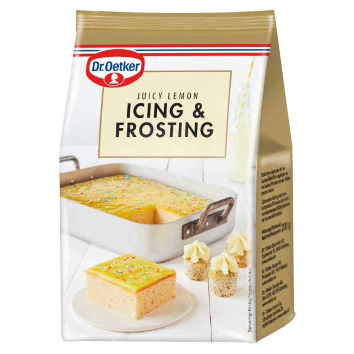 Icing & Frosting Juicy Lemon 230 g - Dr. Oetker