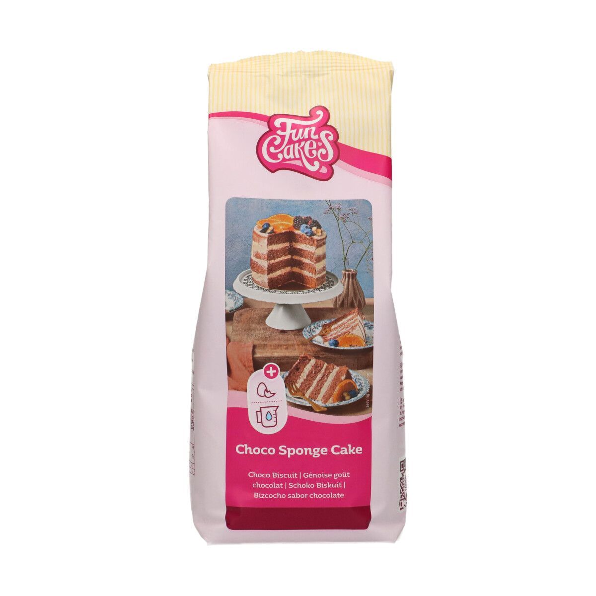 Choko Sponge Cake 1 kg - FunCakes