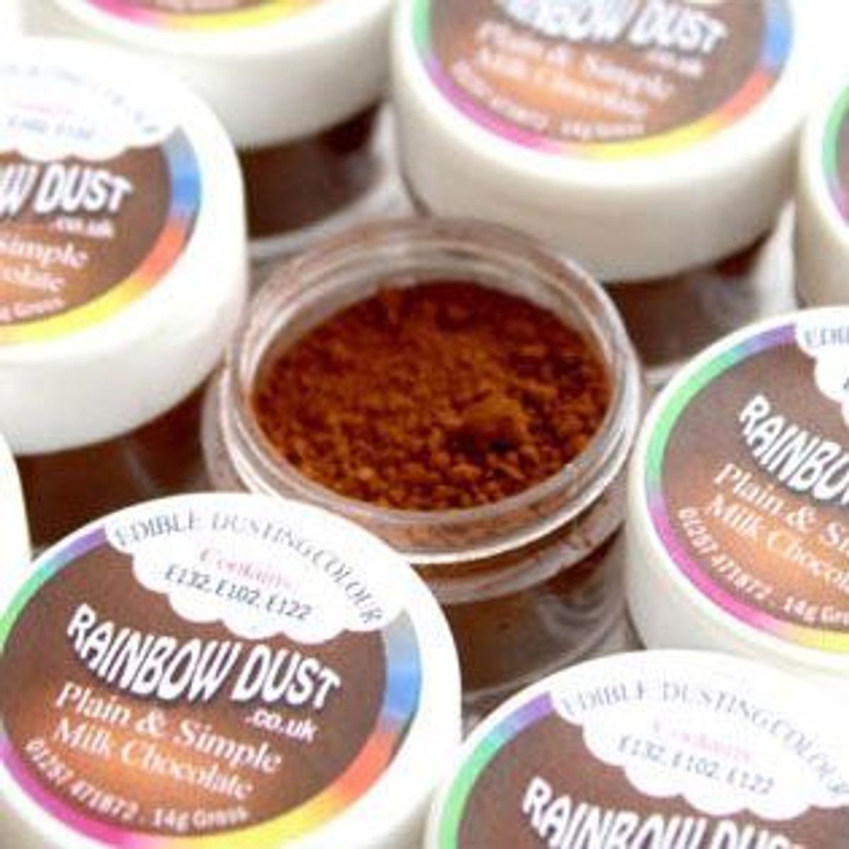 Milk Chocolate pulverfarve - Rainbow Dust 2 g