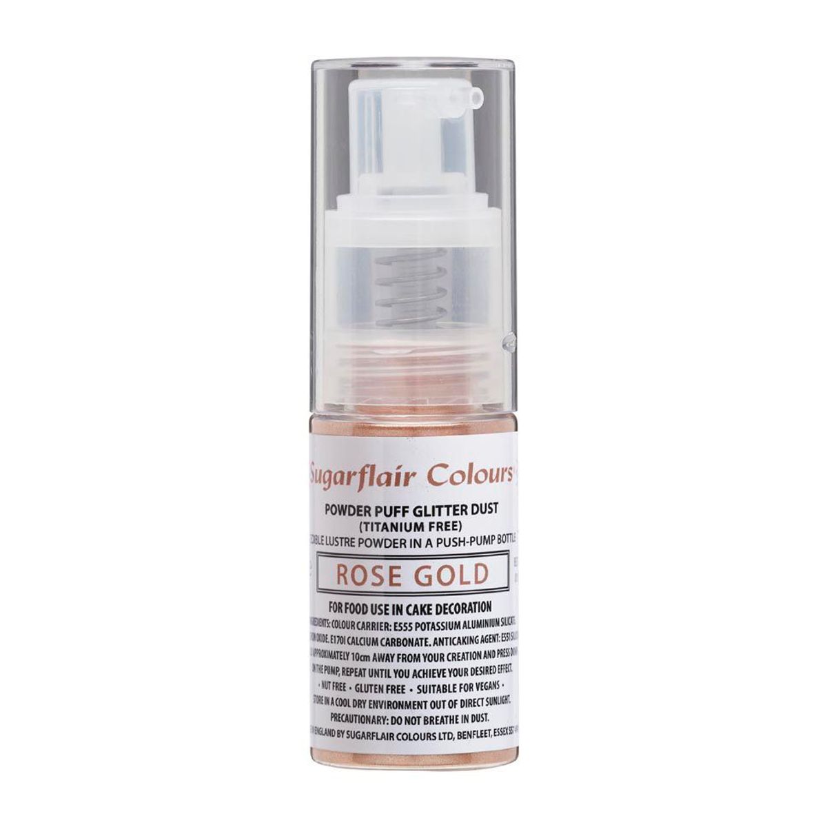 Spray glimmer Rose Guld 10 g - Sugarflair