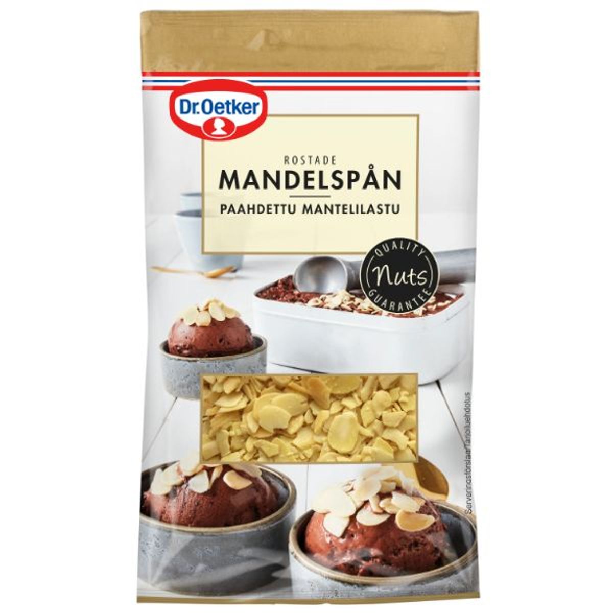 Mandelflager ristede 50 g - Dr. Oetker