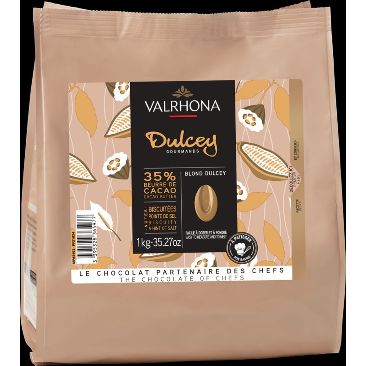 Valrhona Feves Dulcey 35% - 1 kg