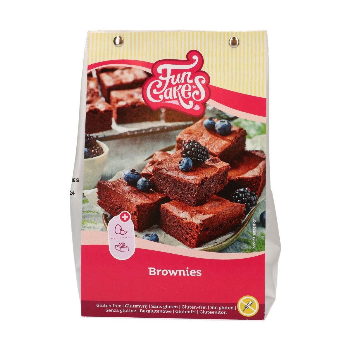 Brownies mix glutenfri 500 g - FunCakes