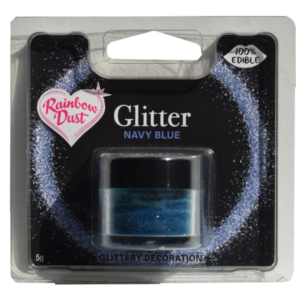 Spiseligt glimmer Navi Blue - Rainbow Dust 5 g