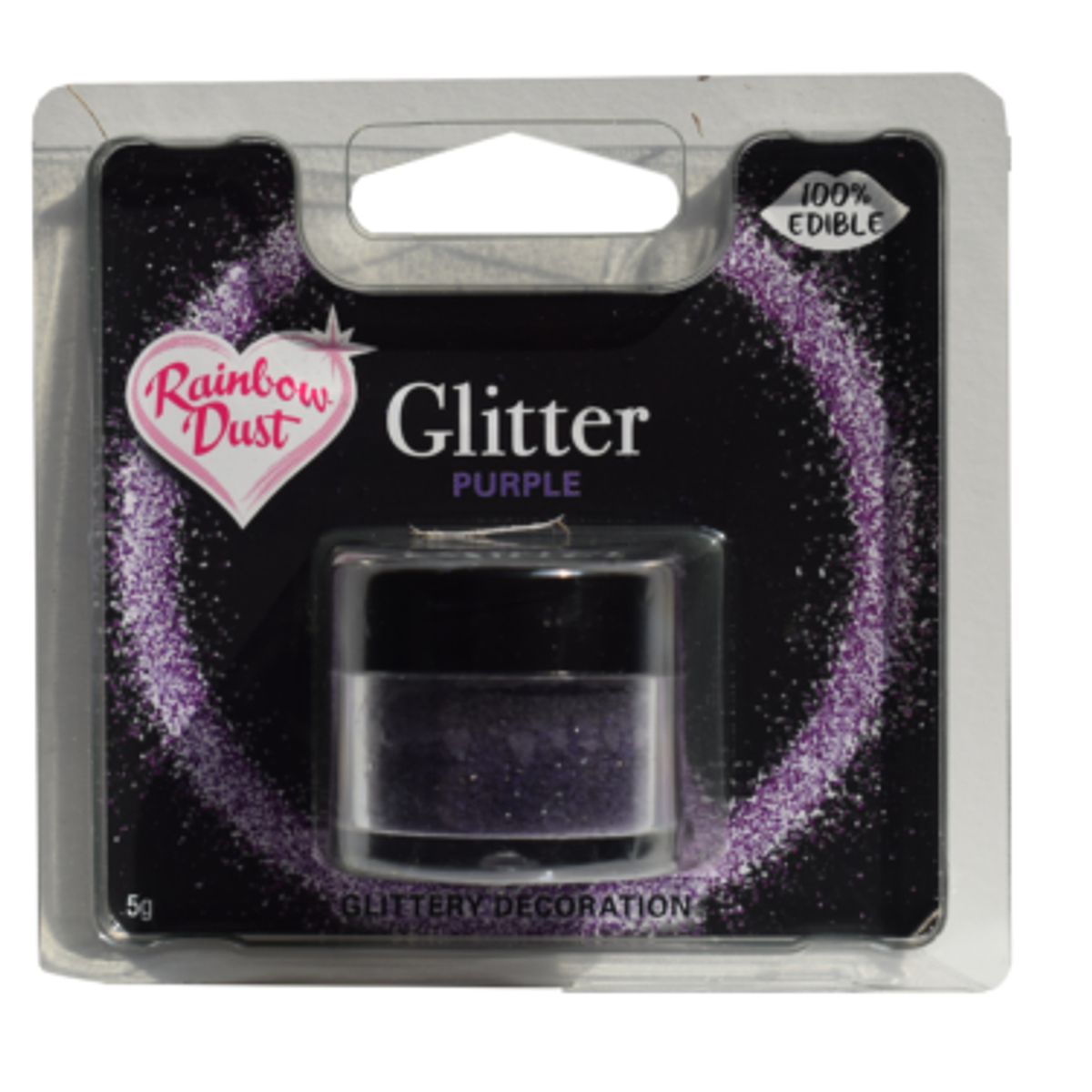 Spiseligt glimmer Purple - Rainbow Dust 5 g