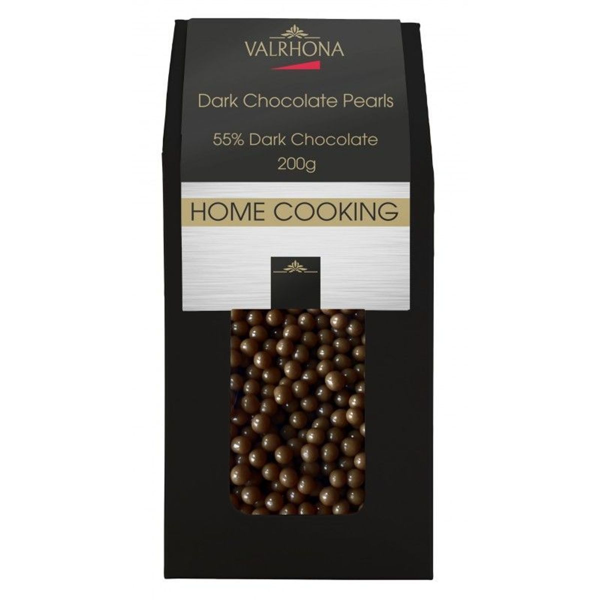 Valrhona Dark Chocolate Pearls - 200 g -