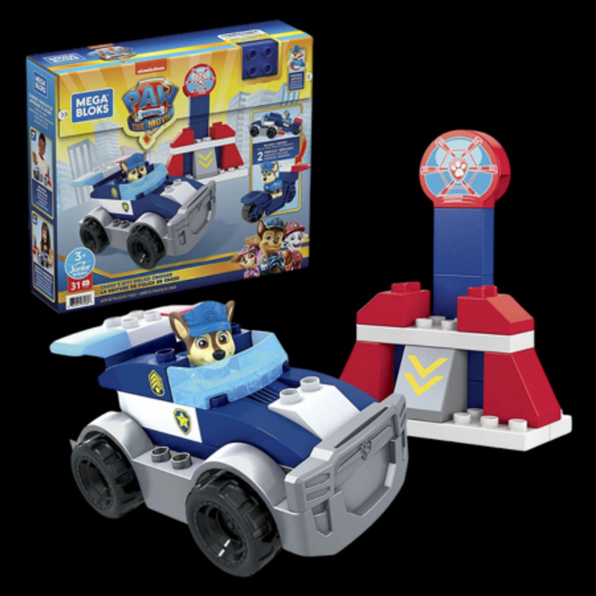 Mega Bloks Paw Patrol Chase City Police Cruiser