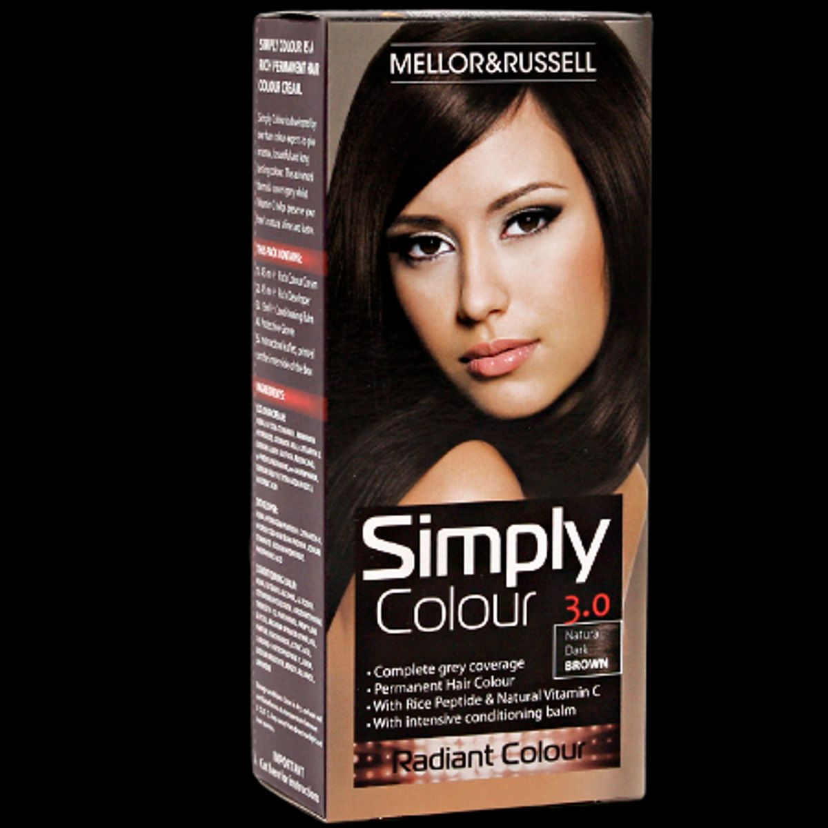 Mellor & Russell Simply Colour Hårfarve - 3.0 Natural Dark Brown