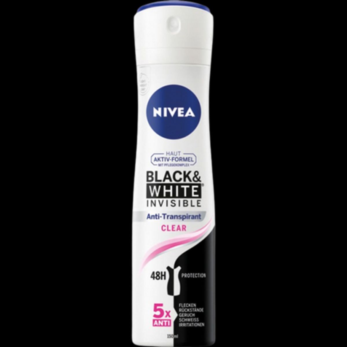 Nivea Black & White Invisible Deodorant Spray 150 ml