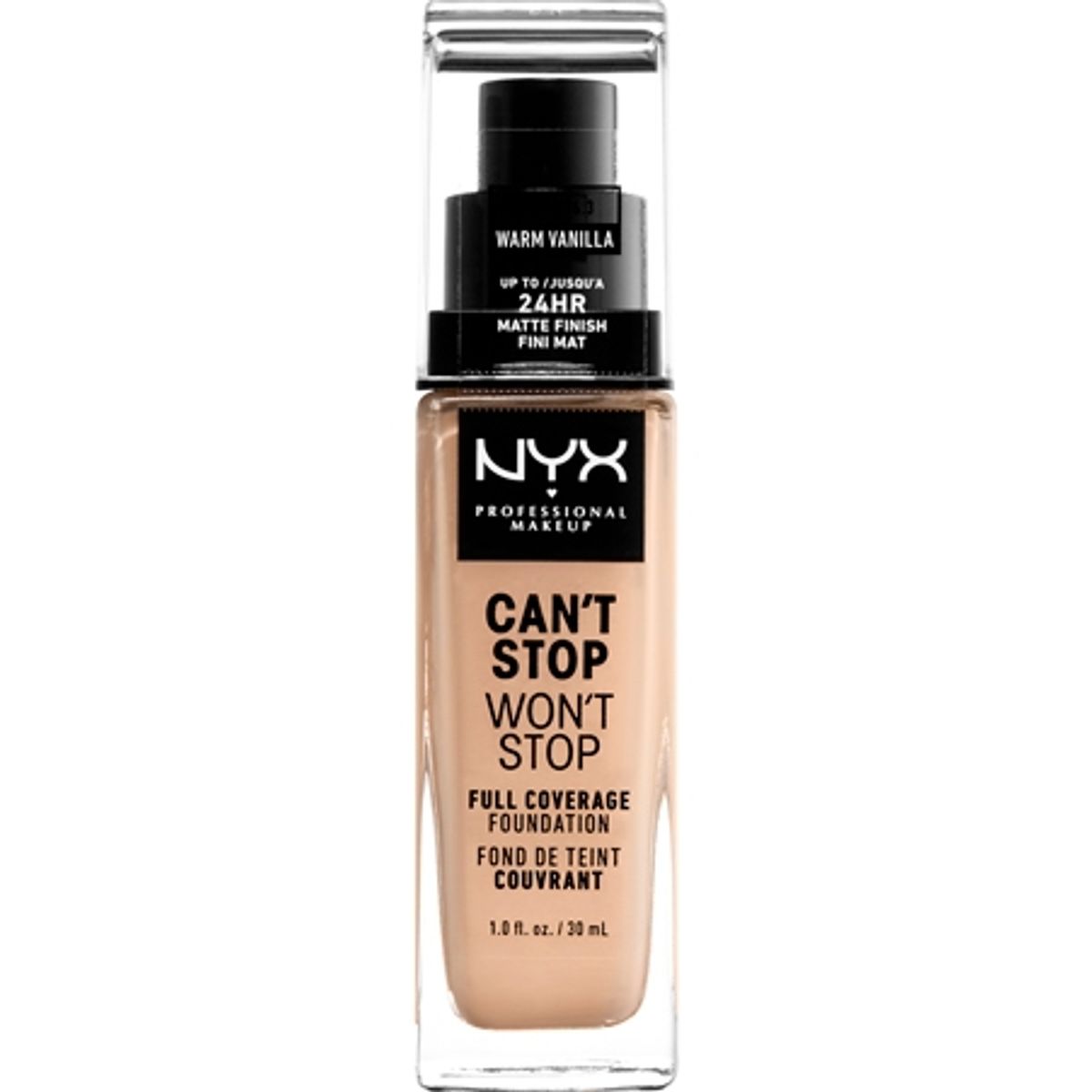 NYX Can't Stop Won't Stop Foundation - Warm Vanilla