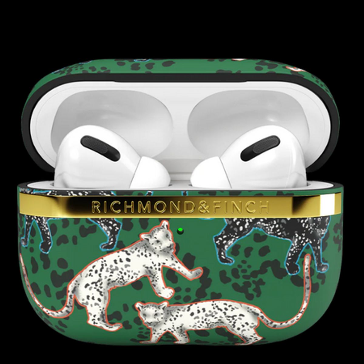 Richmond & Finch Leopard Green Apple AirPods Pro Cover