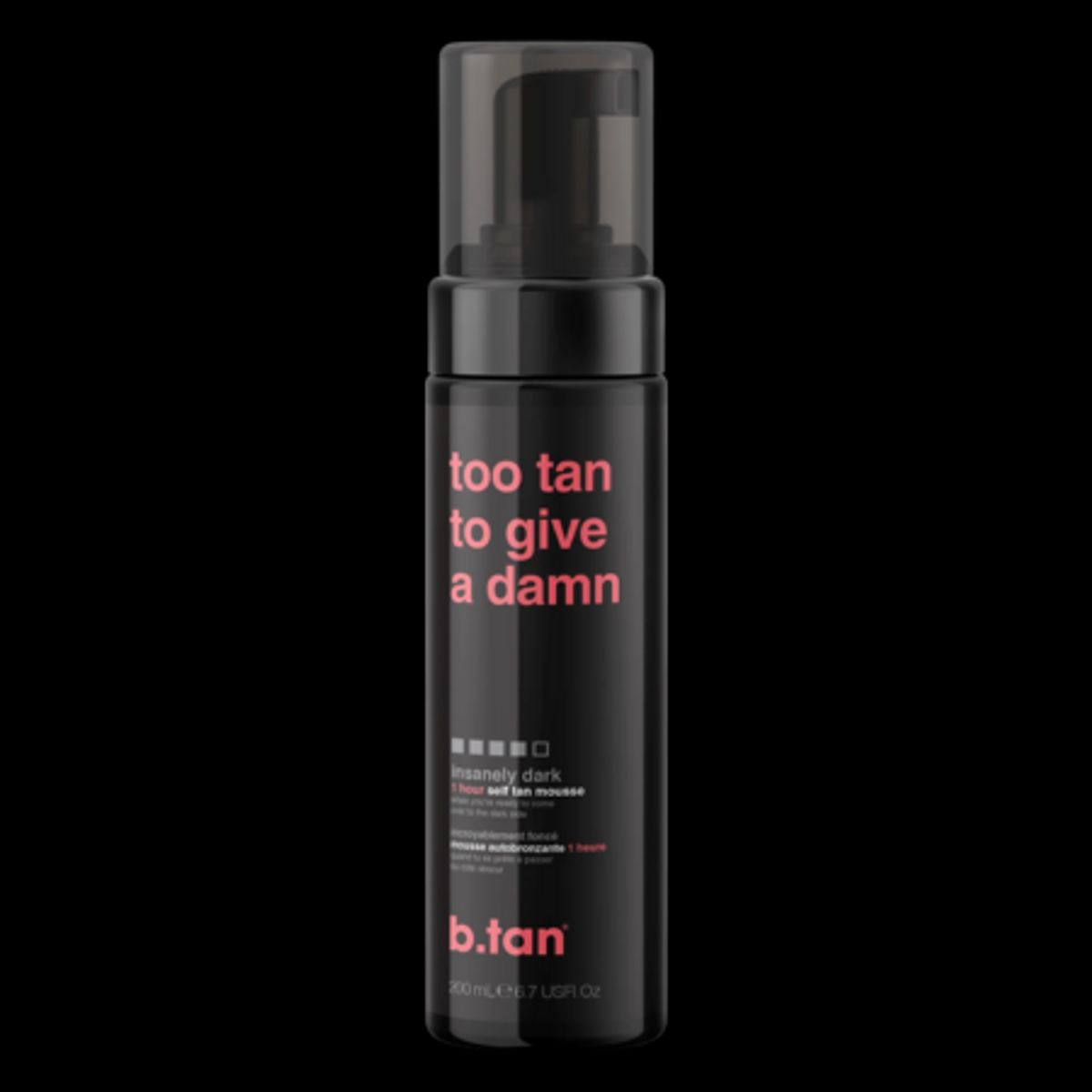 b.tan Too Tan To Give A Damn 1 Hour Self Tan Mousse - 200ml