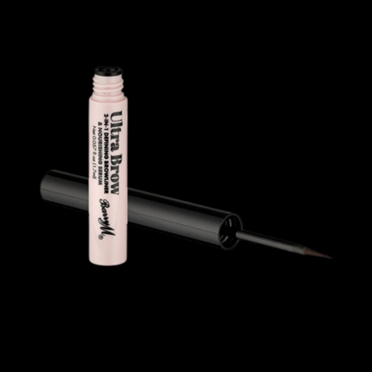 Barry M Ultra Brow 2-In-1 Defining Browliner & Nourishing Serum - Medium Brown