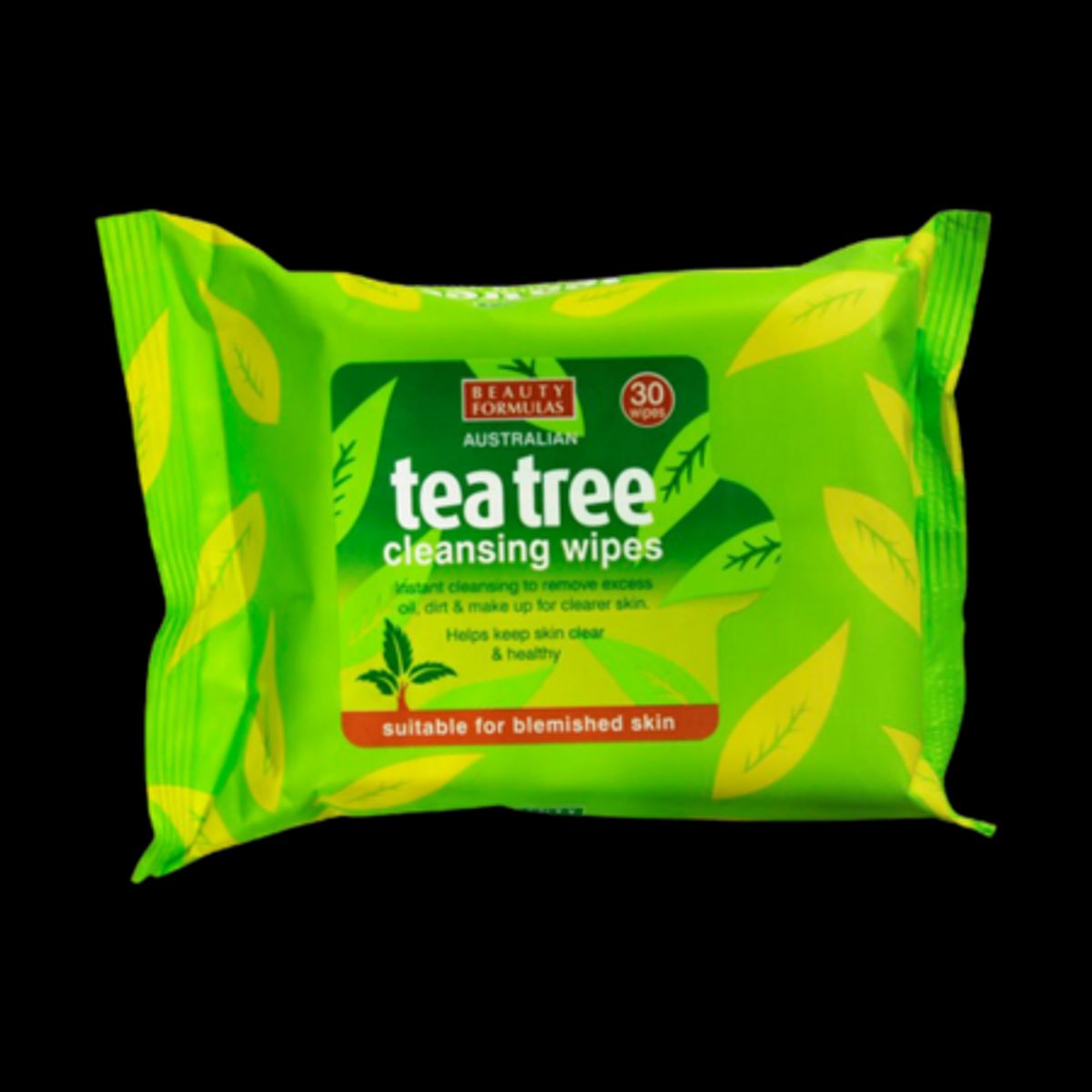 Beauty Formulas Tea Tree Renseservietter - 30 stk