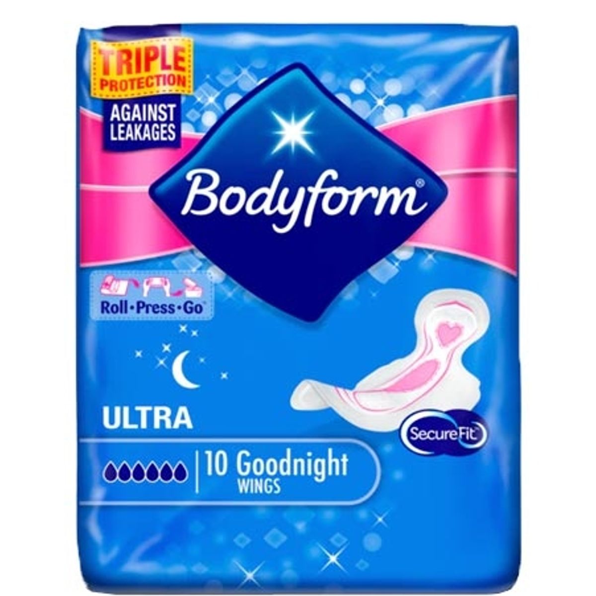 BodyForm Ultra GoodNight - 10 stk.