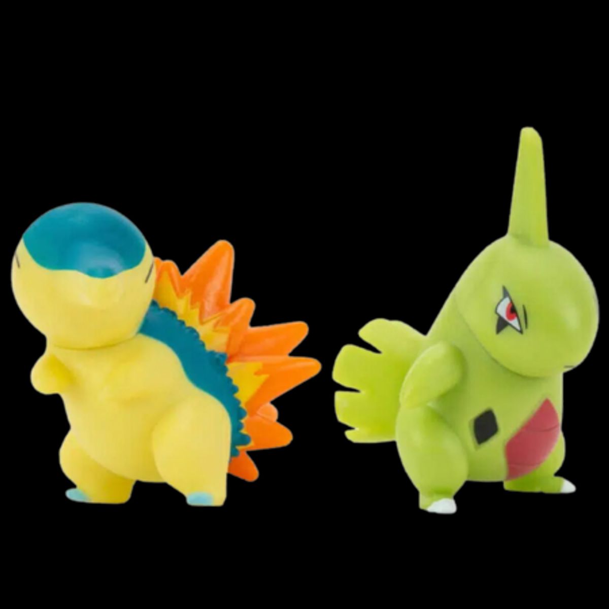 Pokemon Battle Figur Larvitar & Cyndaquil