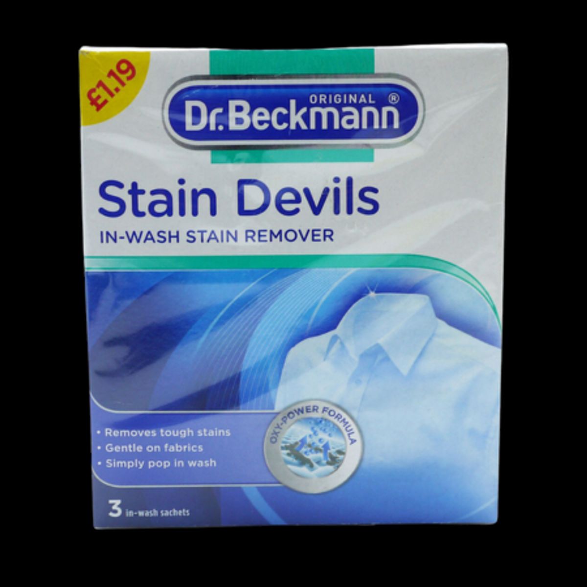 Dr. Beckmann In-Wash Stain Remover - 3 stk