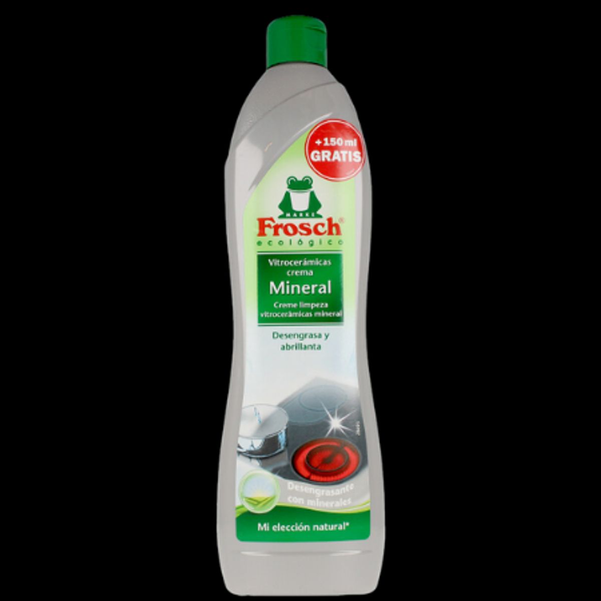 Frosch Eco Mineral Glaskeramisk Kogepladerens - 650 ml