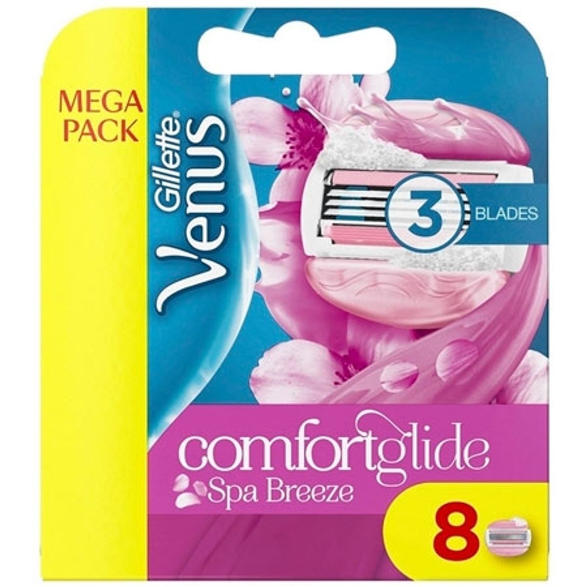 Gillette Venus ComfortGlide Spa Breeze - 8 stk