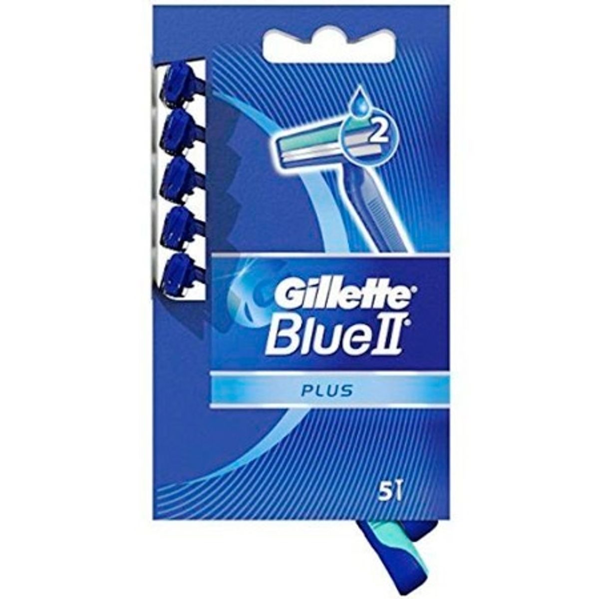 Gillette Engangsskrabere Blue II 5 Stk