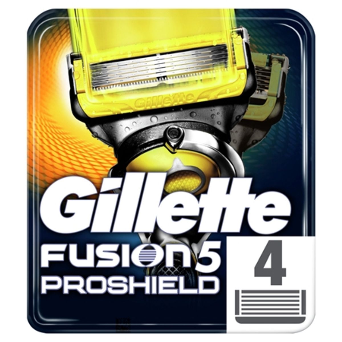 Gillette Fusion Proshield 5 Barberblade - 4 stk