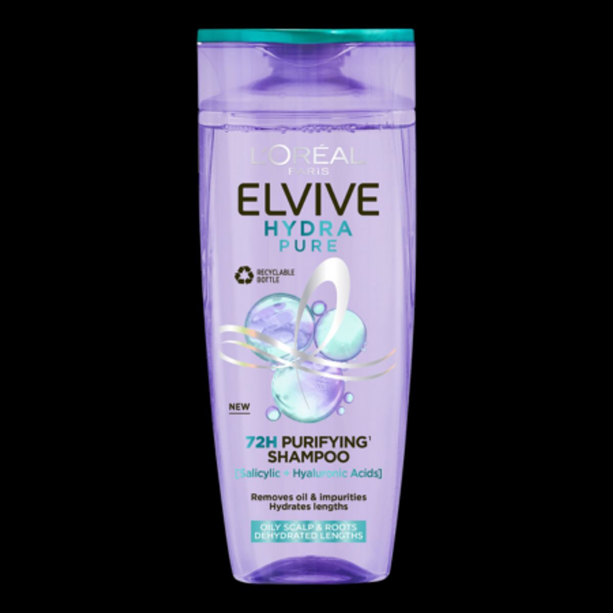 L'Oreal Elvive Hydra Pure 72H Shampoo - 250ml