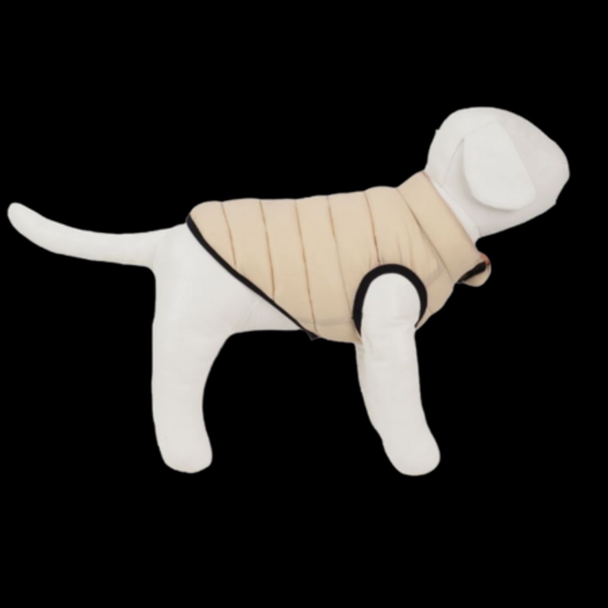 Peppy Buddies Ultra-Light Beige Puf Hundejakke - S