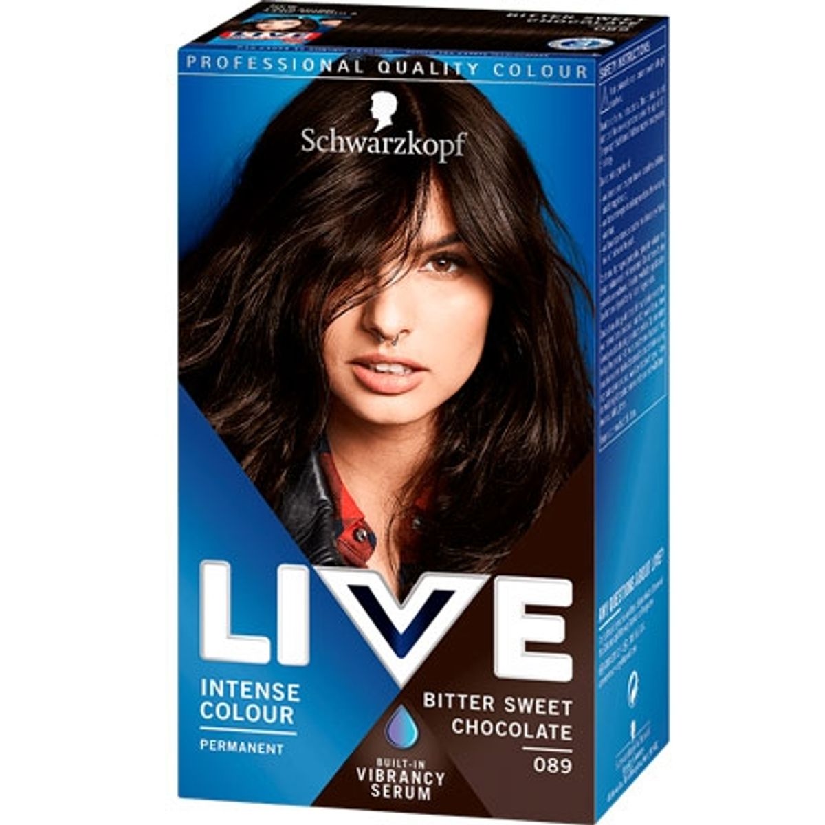 Schwarzkopf Live Permanent Hårfarve - 089 Bitter Sweet Chocolate