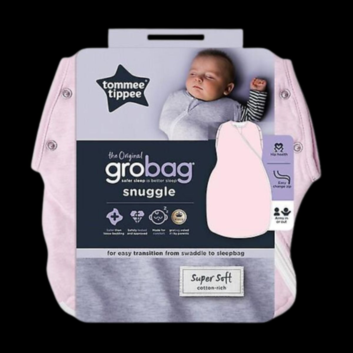 Tommee Tippee Grobag Snuggle Pink - 3-9 mdr