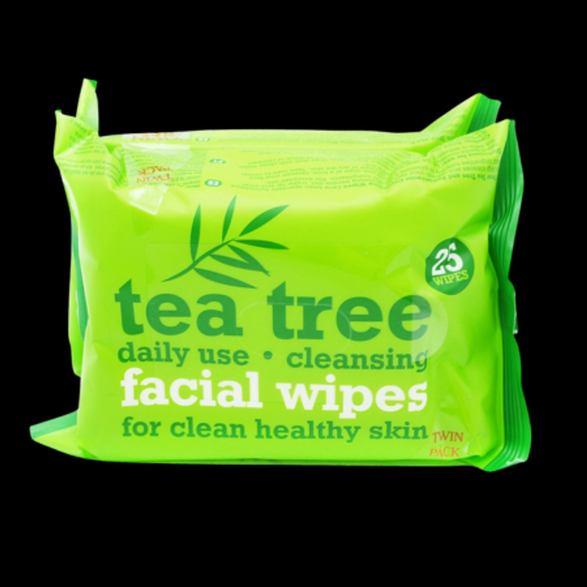 XBC Tea Tree Facial Wipes - 2x25 stk