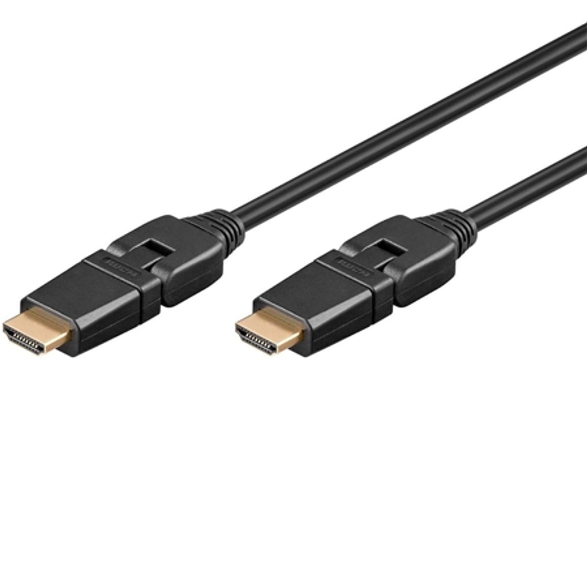 Goobay Fleksibelt HDMI Højhastighedskabel med Ethernet - 5 meter