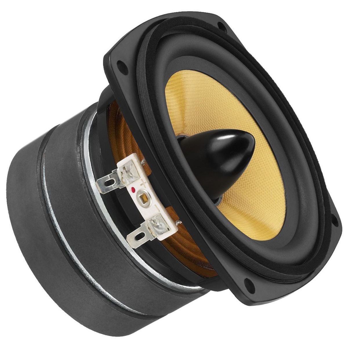 SPH-102KEP 4" Kevlar Højttalerenhed - 120W 8 ohm med Phase Plug"