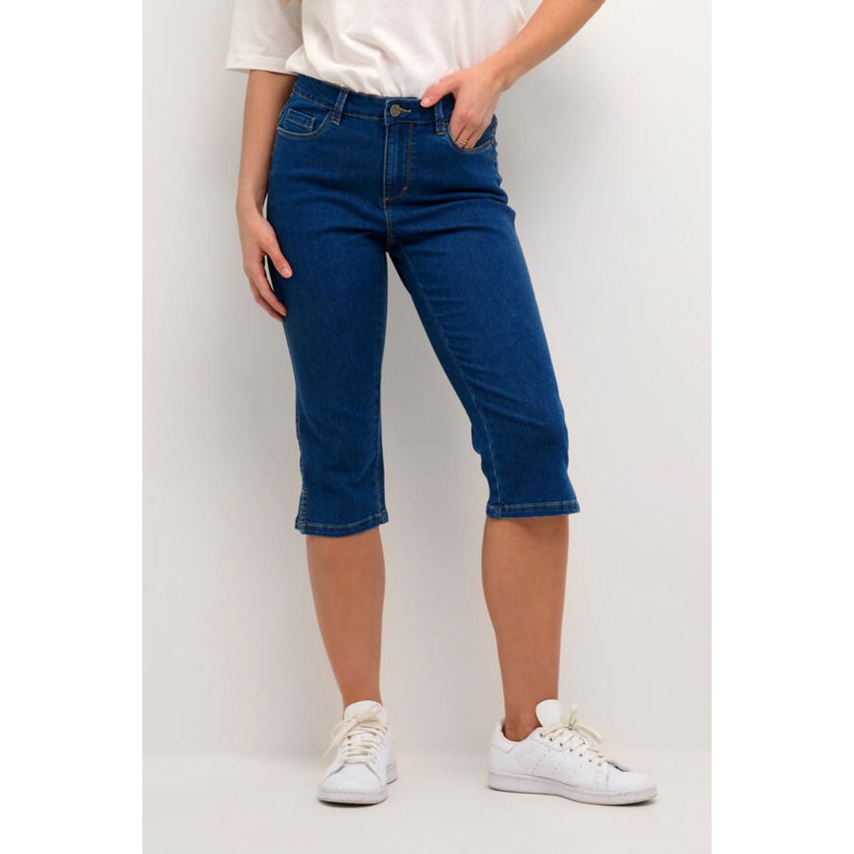 Capri Jeans - KAvicky - Medium Blue Washed Denim - Kaffe