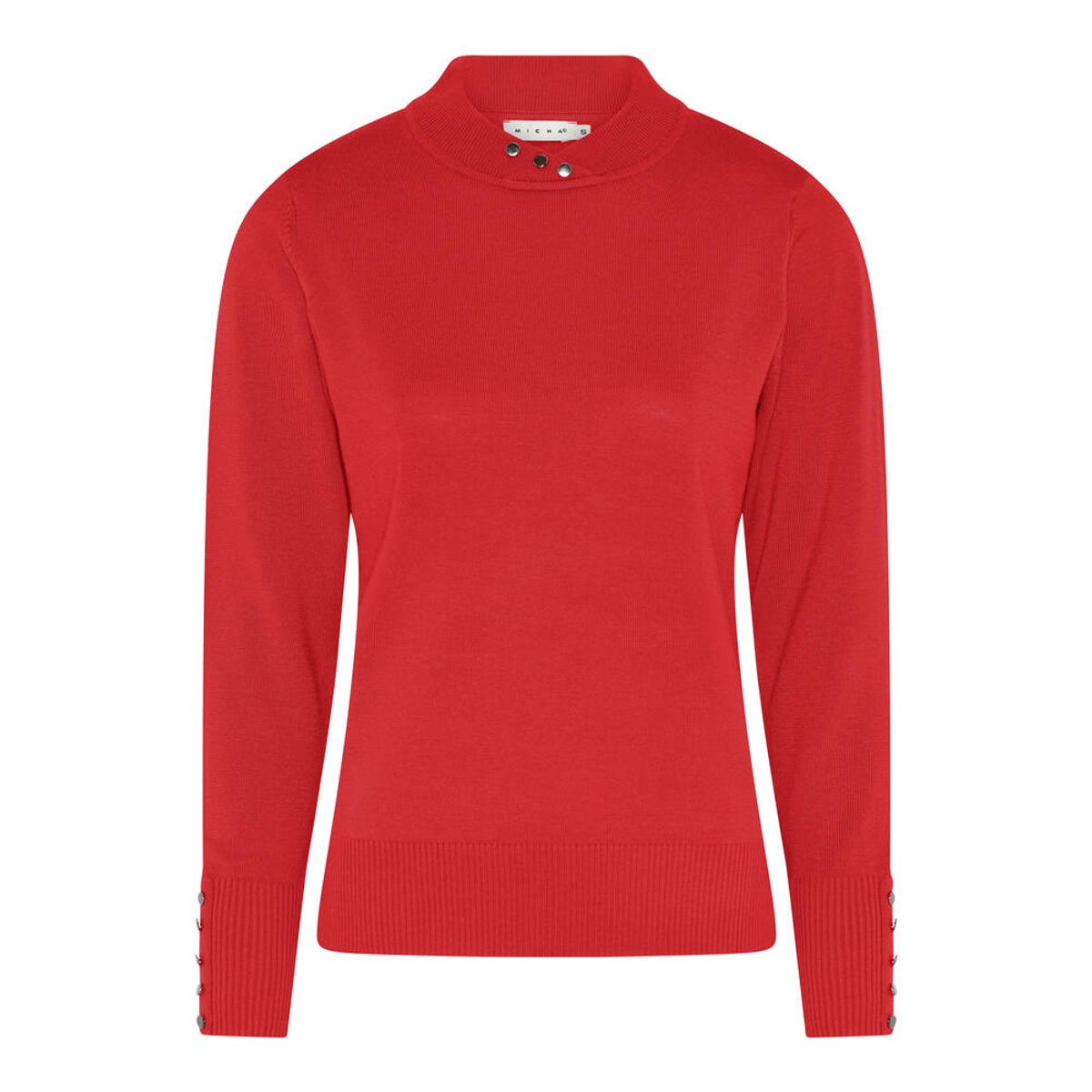 Pullover - Viscose Knit - Red - Micha