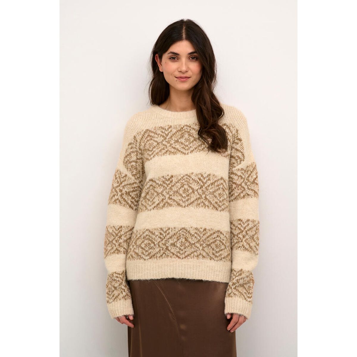 Pullover - Strik - CUlona Brava - Whitecap Melange - Culture