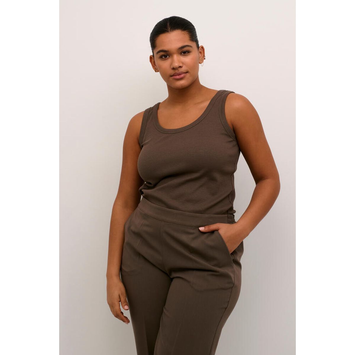 Tank Top - KCcarina - Major Brown - Kaffe Curve