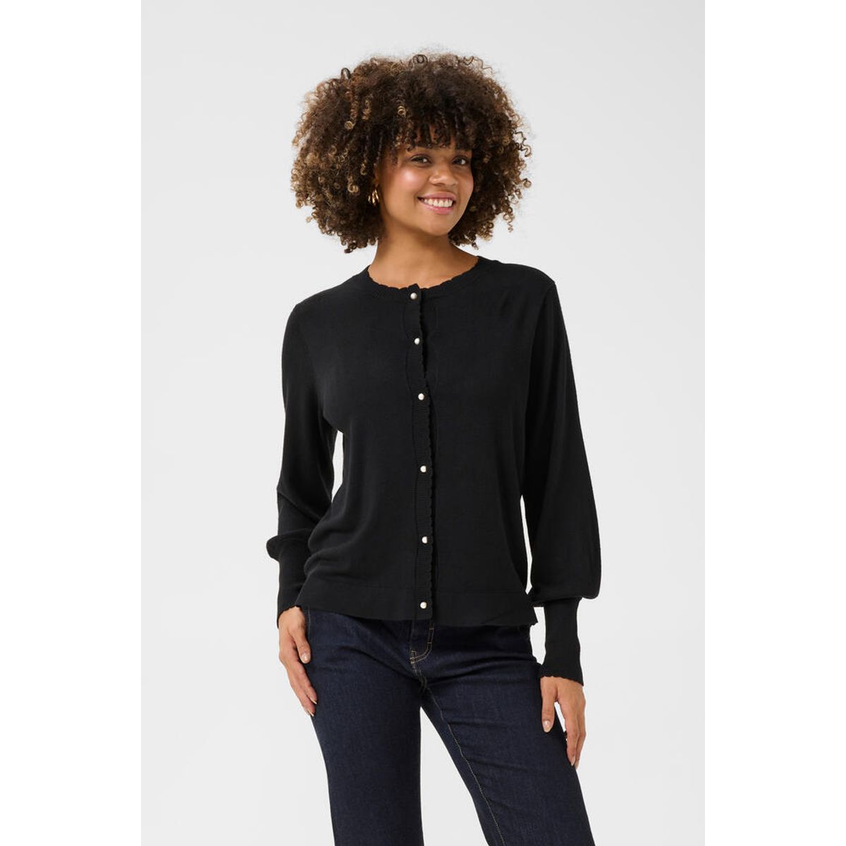 Cardigan - Strik - CUannemarie - Black - Culture