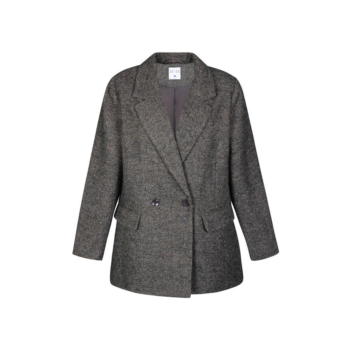 Blazer - Tweed - Reign - Brun - ZE-ZE