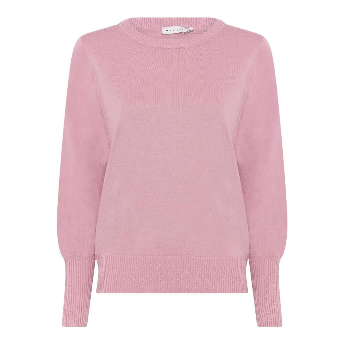 Jumper - Strik - Basic Ecovero - Rose - Micha