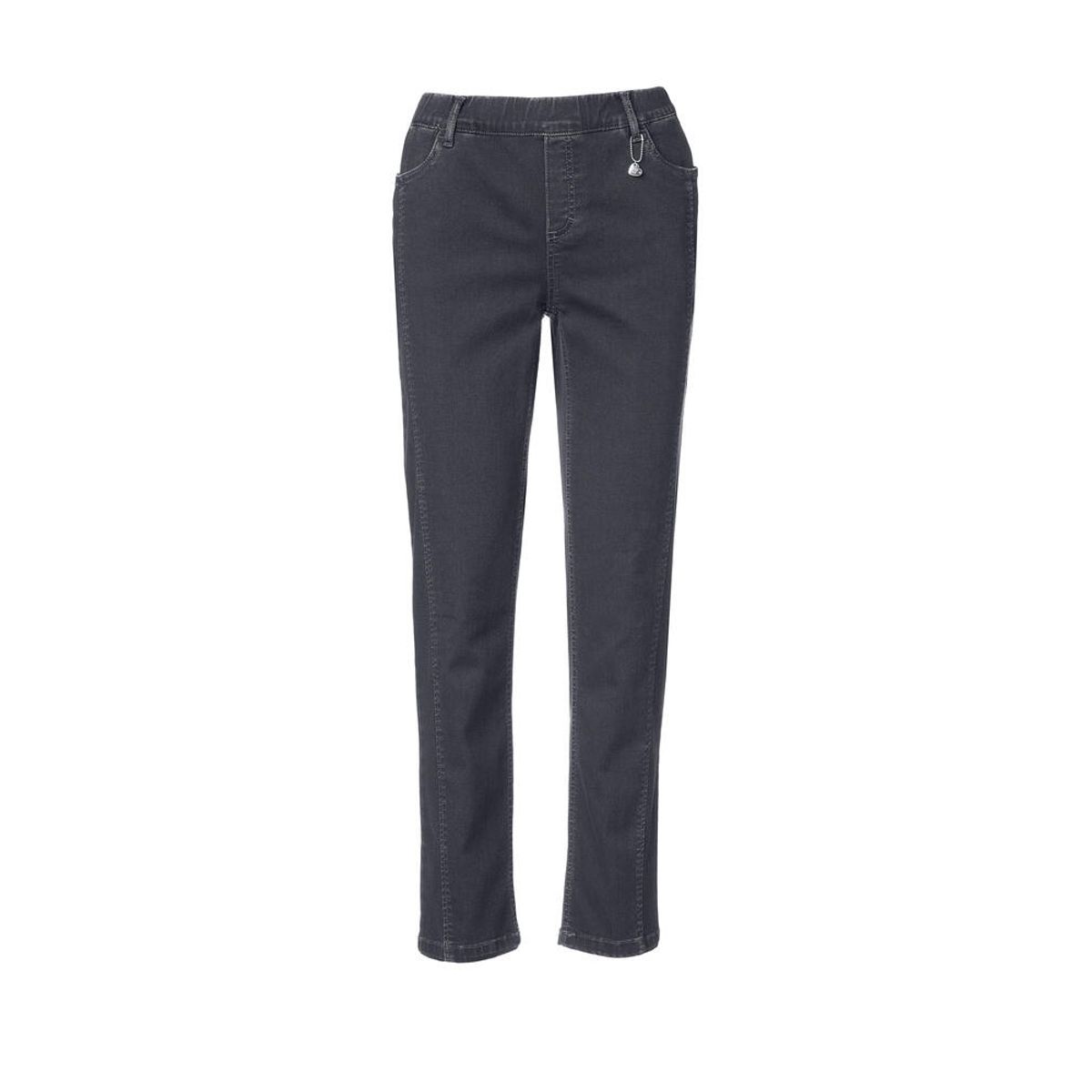 Jeans 76 cm - Angelika Pull on - Grå - Anna Montana