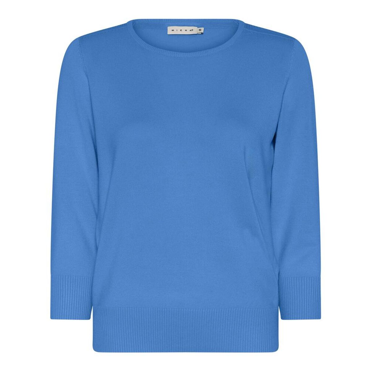 Jumper - Basic Viscose Strik - Dazz. Blue - Micha