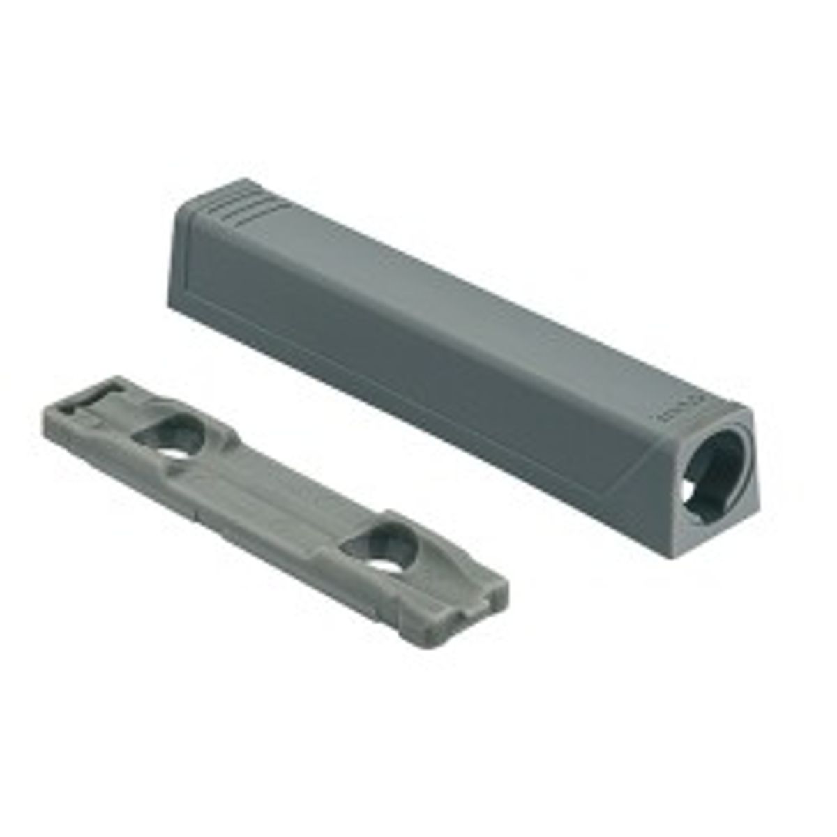 Lige adapterplade til Blum Tip-on tryksnapper - lang model