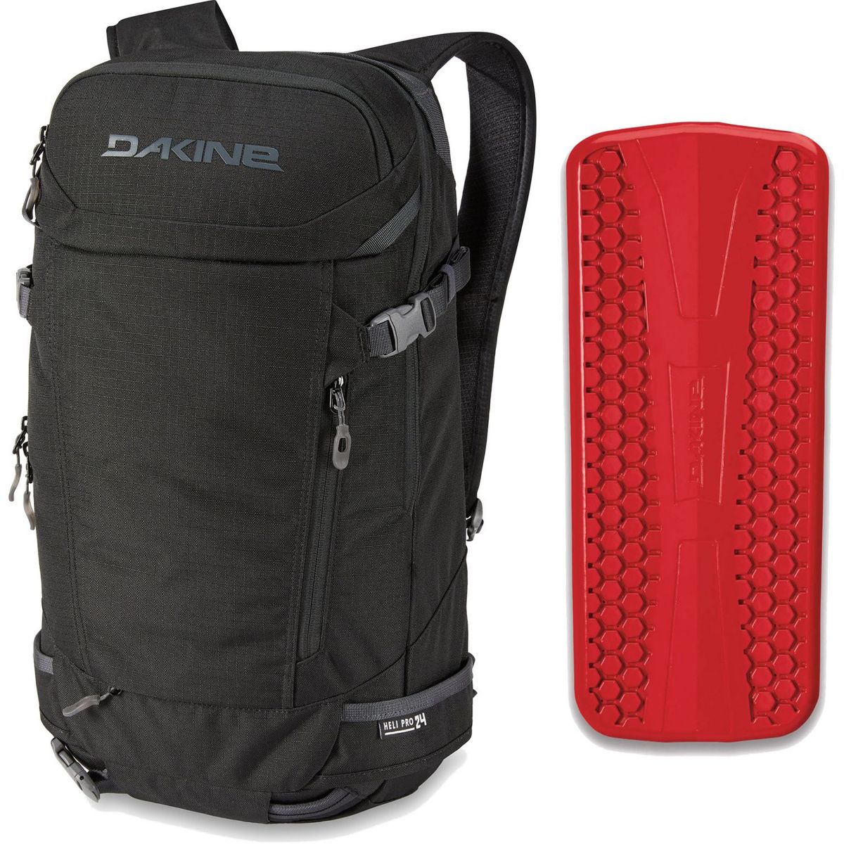 Dakine Heli Pro 24 + Impact Spine Protector, black