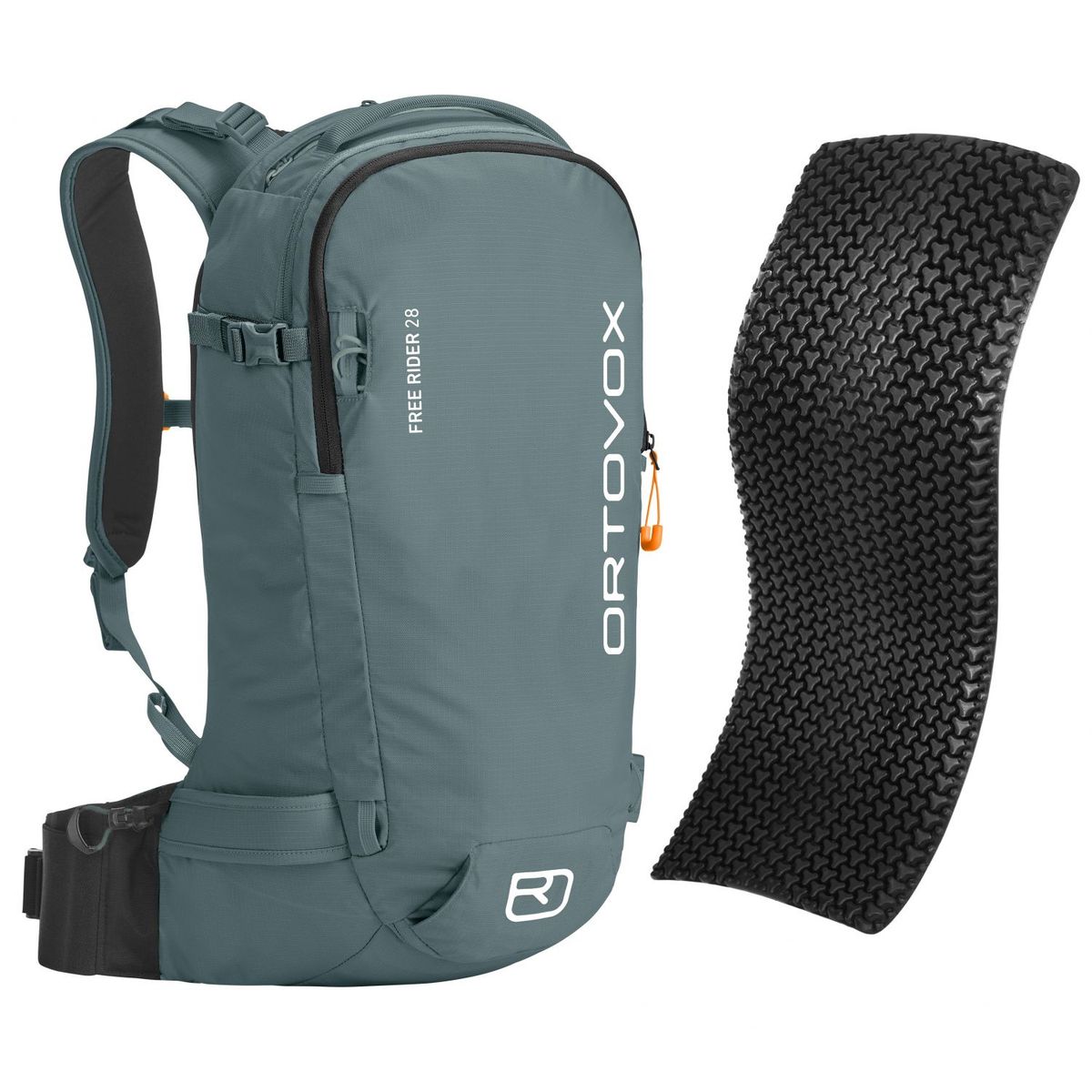 Ortovox Free Rider 28 + Spine Protector, arctic grey