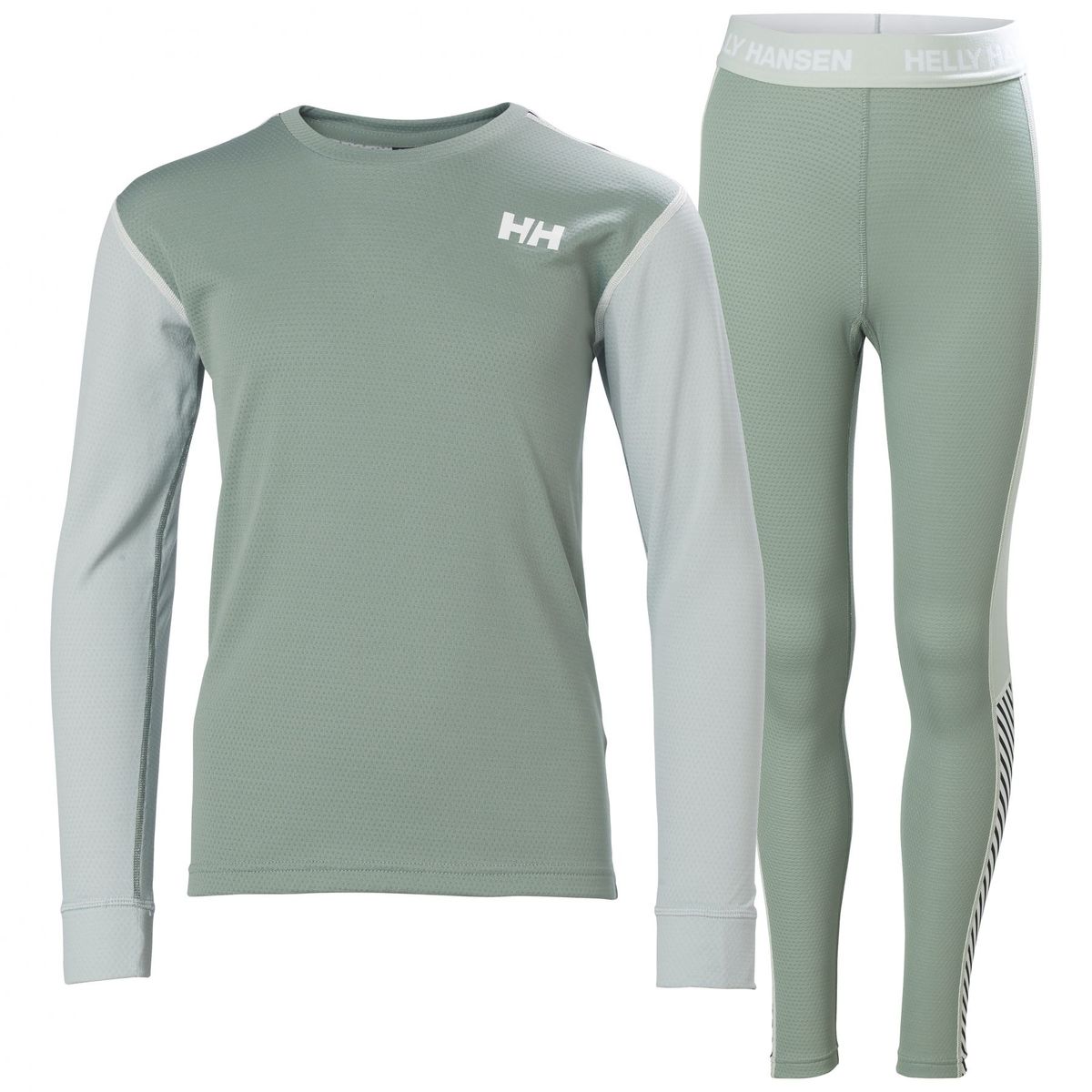 Helly Hansen HH Lifa Active, sæt, junior, lysegrøn