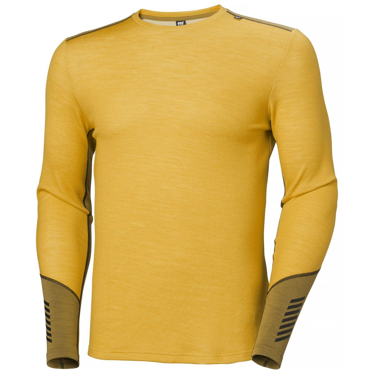 Helly Hansen Lifa Merino Crew, herre, gul